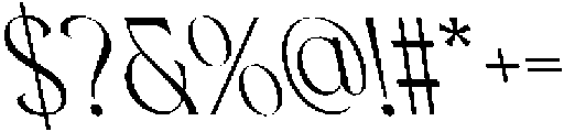 CS Anthea Reverse Italic otf (400) Font OTHER CHARS