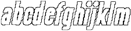 CS Antibes Pixel Outline otf (400) FONT