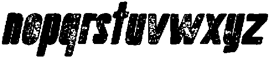 CS Antibes Stamp Italic otf (400) Font LOWERCASE