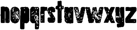 CS Antibes Stamp Regular otf (400) Font LOWERCASE