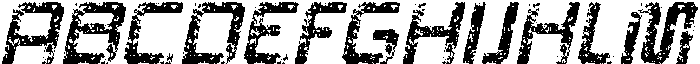 CS Antlia Stamp Italic otf (400) Font UPPERCASE