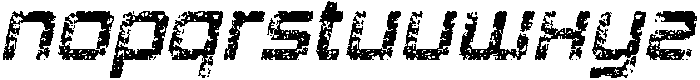 CS Antlia Stamp Italic otf (400) Font LOWERCASE