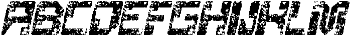 CS Aphex Stamp Italic otf (400) Font UPPERCASE