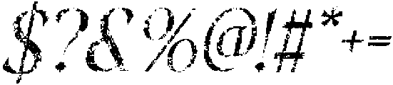 CS Apoline Stamp Italic otf (400) Font OTHER CHARS