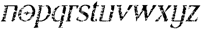 CS Apoline Stamp Italic otf (400) Font LOWERCASE