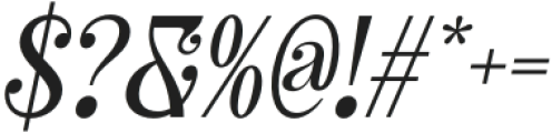 CS Aquary Italic otf (400) Font OTHER CHARS