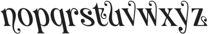 CS Aquary Reverse Italic otf (400) Font LOWERCASE