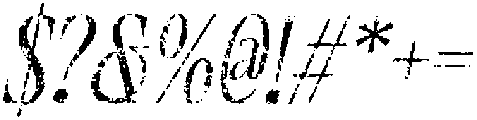 CS Aquire Stamp Italic otf (400) Font OTHER CHARS