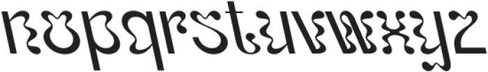 CS Aquiver Reverse Italic otf (400) Font LOWERCASE