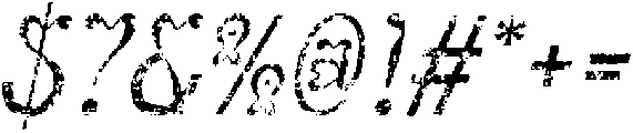 CS Aquiver Stamp Italic otf (400) Font OTHER CHARS