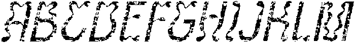 CS Aquiver Stamp Italic otf (400) Font UPPERCASE