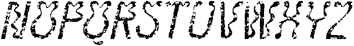 CS Aquiver Stamp Italic otf (400) Font UPPERCASE