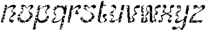 CS Aquiver Stamp Italic otf (400) Font LOWERCASE