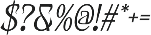 CS Arcane Italic otf (400) Font OTHER CHARS