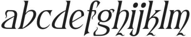 CS Arcane Italic otf (400) Font LOWERCASE