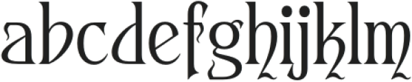 CS Arcane Regular otf (400) Font LOWERCASE