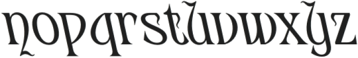 CS Arcane Reverse Italic otf (400) Font LOWERCASE