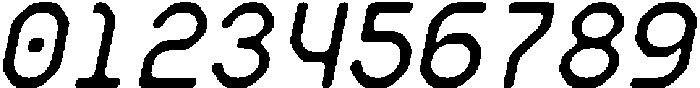 CS Arcel Mono Rounded Italic otf (400) Font OTHER CHARS