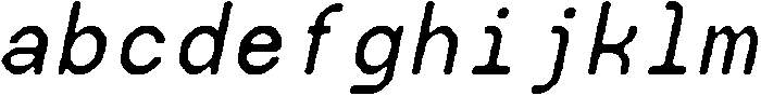 CS Arcel Mono Rounded Italic otf (400) FONT