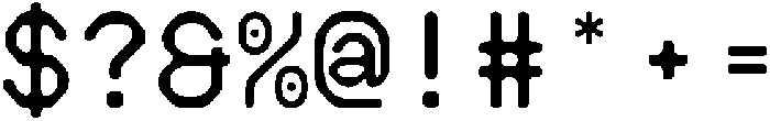 CS Arcel Mono Rounded Regular otf (400) Font OTHER CHARS