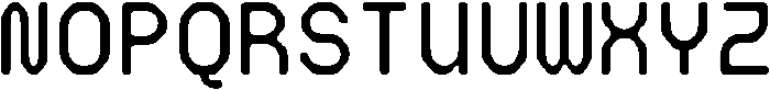 CS Arcel Mono Rounded Regular otf (400) Font UPPERCASE