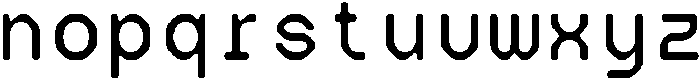 CS Arcel Mono Rounded Regular otf (400) Font LOWERCASE