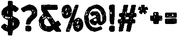 CS Archie Stamp Regular otf (400) Font OTHER CHARS