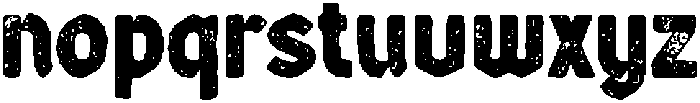 CS Archie Stamp Regular otf (400) Font LOWERCASE