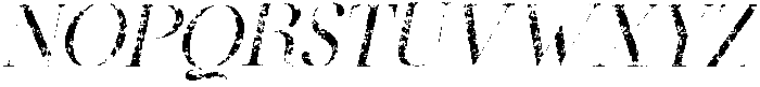 CS Ardent Stamp Italic otf (400) Font UPPERCASE