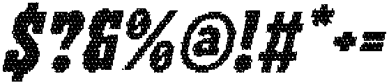 CS Areno Disco Italic otf (400) Font OTHER CHARS