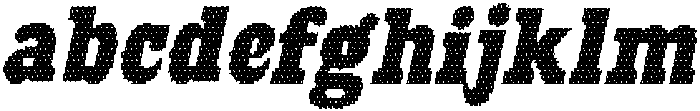 CS Areno Disco Italic otf (400) Font LOWERCASE