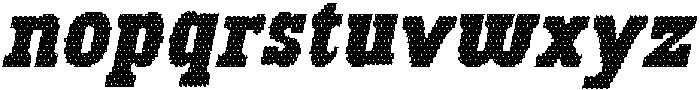 CS Areno Disco Italic otf (400) Font LOWERCASE
