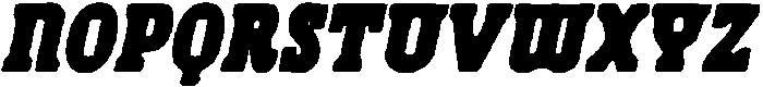 CS Areno Drawn Italic otf (400) Font UPPERCASE