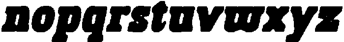 CS Areno Drawn Italic otf (400) Font LOWERCASE