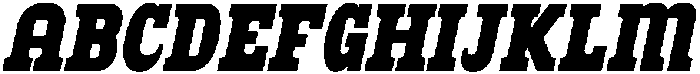 CS Areno Italic otf (400) Font UPPERCASE