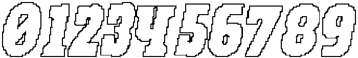 CS Areno Pixel Outline otf (400) Font OTHER CHARS