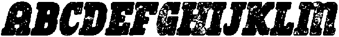CS Areno Stamp Italic otf (400) Font UPPERCASE
