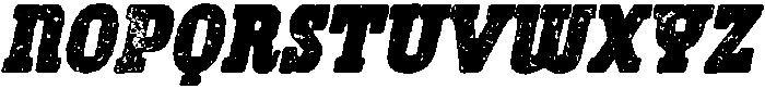 CS Areno Stamp Italic otf (400) Font UPPERCASE