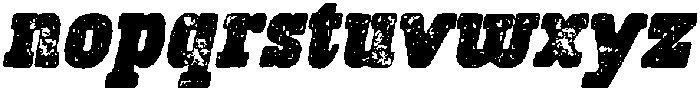 CS Areno Stamp Italic otf (400) Font LOWERCASE