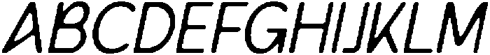 CS Argue Drawn Italic otf (400) Font UPPERCASE
