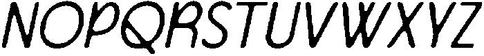 CS Argue Drawn Italic otf (400) Font UPPERCASE