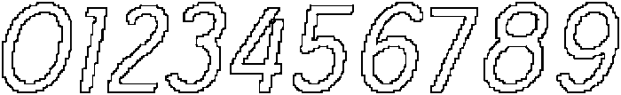 CS Argue Pixel Outline otf (400) Font OTHER CHARS