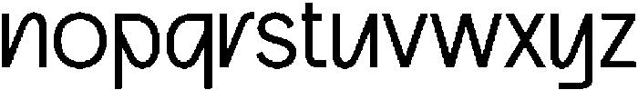 CS Argue Regular otf (400) Font LOWERCASE