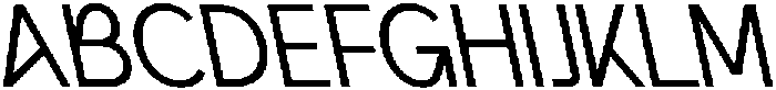 CS Argue Reverse Italic otf (400) Font UPPERCASE