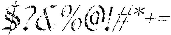 CS Aristide Stamp Italic otf (400) Font OTHER CHARS