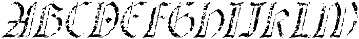 CS Aristide Stamp Italic otf (400) Font UPPERCASE