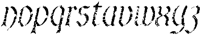 CS Aristide Stamp Italic otf (400) Font LOWERCASE