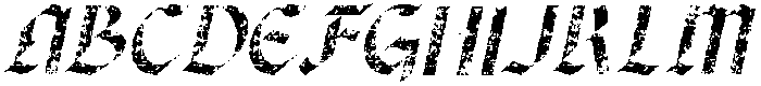 CS Ariston Stamp Italic otf (400) Font UPPERCASE