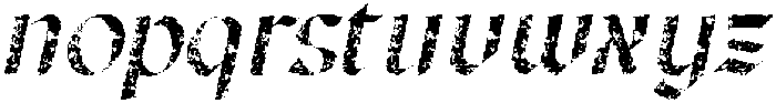 CS Ariston Stamp Italic otf (400) Font LOWERCASE