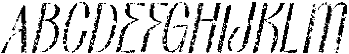 CS Arletas Stamp Italic otf (400) Font UPPERCASE
